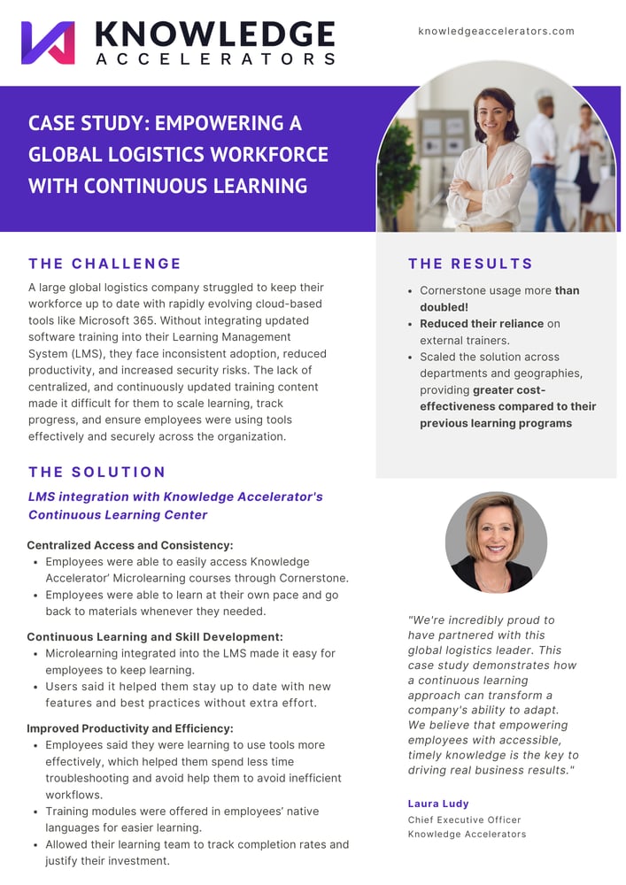 Case Study: Empowering a Global Logistics Workforce with Continuous ...