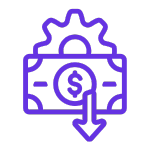 reduced IT support costs icon